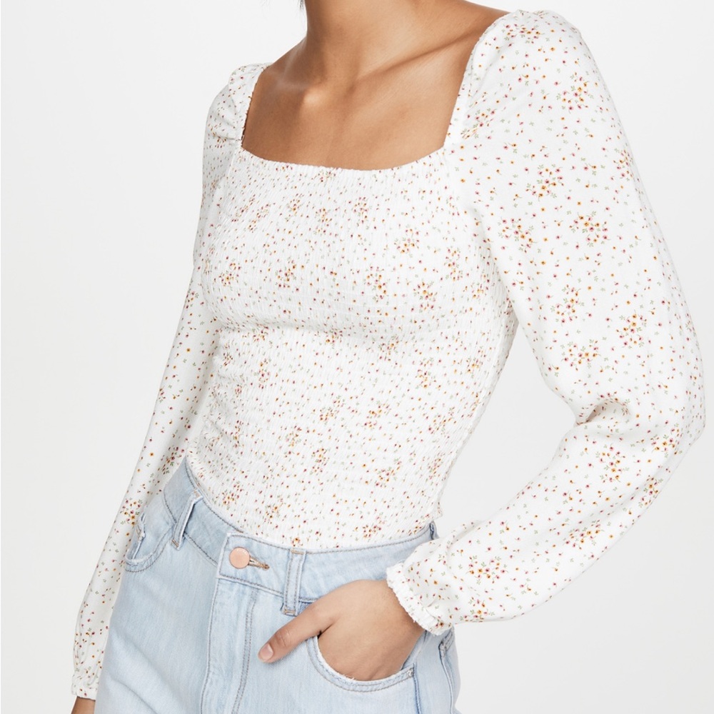 cupcakes & cashmere Savannah Top (worn once)